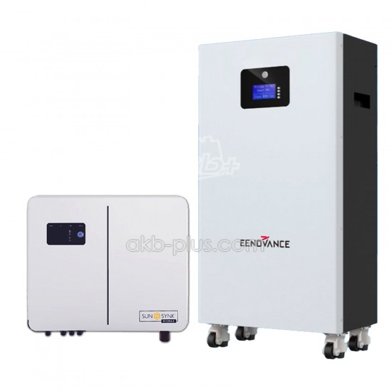 Комплект резервного питания SUNSYNK Lynks 8кВт / MANA LiFePO4 51,2В 16,08кВт - купить